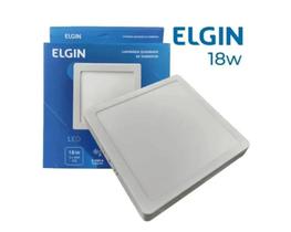 Luminária Painel Plafon Kit c/10 Sobrepor LED 18W/6500k quadrada