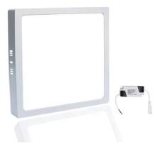 Luminária Painel Plafon Led 24W 25W TETO Quadrado Sobrepor 6500K Casa Comercio 30x30 - ULTRA LUZ