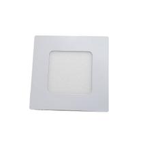 Luminária Painel Plafon Led 3W Quadrado ou Redondo Embutir Luz Quente 3000K com reator driver