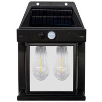 Luminária para área externa com sensor de movimento e carregamento por energia solar Luminária para área externa com sensor de movimento e carregamento por energia solar