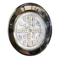 Luminaria para piscina power led 5w inox 316 azul brustec Luminaria para piscina power led 5w inox 316 azul brustec