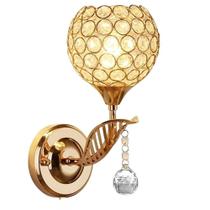 Luminária Parede Arandela Redonda Cristal Moderna Luxuosa