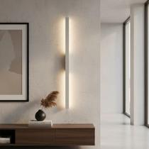 Luminária Parede Led Linear Luz Indireta 1m Decor