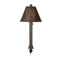 Luminária Patio Living Concepts 17777 Bronze Tube Walnut Shade Luminária Patio Living Concepts 17777 Bronze Tube Walnut Shade