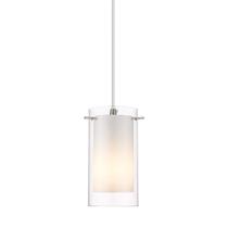Luminária pendente AKEZON KP-506 com acabamento em níquel escovado Luminária pendente AKEZON KP-506 com acabamento em níquel escovado