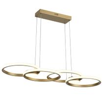 Luminária Pendente Anéis Led Moderno Sala Mesa De Jantar 48w 3 em 1 Luminária Pendente Anéis Led Moderno Sala Mesa De Jantar 48w 3 em 1