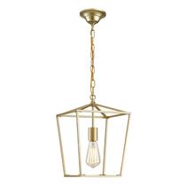 Luminária pendente ANJIADENGSHI Lantern Iron Cage Gold Chandelier Luminária pendente ANJIADENGSHI Lantern Iron Cage Gold Chandelier