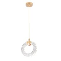 Luminária Pendente Arco Cristal Led Lavabo Cabeceira 6W 15cm - NITROLUX