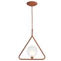 Luminária Pendente Aro Triangulo Harmony Cobre Magnifico Luminária Pendente Aro Triangulo Harmony Cobre Magnifico