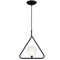 Luminária Pendente Aro Triangulo Harmony Preto Magnifico Luminária Pendente Aro Triangulo Harmony Preto Magnifico