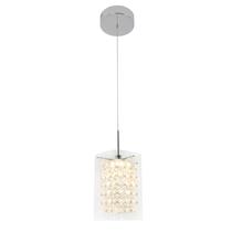 Luminária Pendente Artika Bubble Cube Cromada com LED Dimerizável