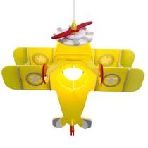 Luminária Pendente Avião Amarelo - DM e-Shop