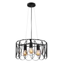 Luminária Pendente Azlo Preto Kala Luminária Pendente Azlo Preto Kala