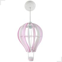 Luminária Pendente Balão Rosa Avião Teto Quarto Menina (o) Infantil