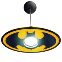 Luminária Pendente Batman Heroi Marvel Quarto Menino