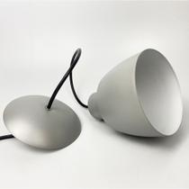 Luminária Pendente Bell Poli Alumínio E27 Bivolt Moderno
