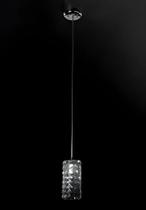 Luminária Pendente Bella Cristal Lamp. G9 - Cromado Ref:HO2661P