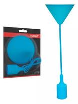 Luminaria Pendente Benjamin E27 Bivolt Azul Real Avant Luminaria Pendente Benjamin E27 Bivolt Azul Real Avant