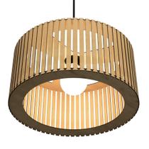 Luminária Pendente Berlim Modelo Ripado -