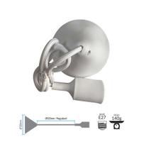Luminária Pendente Branca E27 Luminária Pendente Branca E27