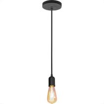 Luminaria Pendente Condulai Enerlux Solaris Preta Para Lampada Filamento 6472 Luminaria Pendente Condulai Enerlux Solaris Preta Para Lampada Filamento 6472
