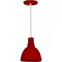 Luminaria Pendente Condulai Vermelha Pen Fun 015 Vm