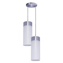 Luminária Pendente Copo Duplo 10x24cm Alumínio E27 Bivolt