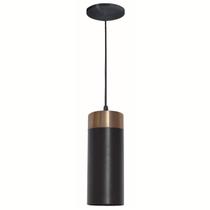 Luminária Pendente Copo Simples 10x24cm Alumínio E27 Bivolt