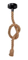 Luminária Pendente Corda Sisal Rustica Retro 1 Bocal E-27