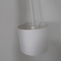 Luminária Pendente Cúpula Branca para E27
