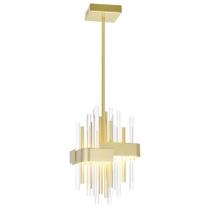 Luminária Pendente CWI Lighting Millipede 20cm LED Dourado Satinado