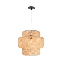 Luminária Pendente De Bambu De 30cm, Feita À Mão, Estilo Chinês, Luminárias Suspensas, Restaurante,
