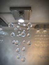 Luminária Pendente de Cristal K9 30cm Para Sala e Quarto - Casa Cristalle