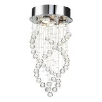 Luminária pendente de cristal Spiral Modern Salon 4 LED G10 5W Luminária pendente de cristal Spiral Modern Salon 4 LED G10 5W