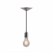 Luminária Pendente De Teto Fio Metalizado Industrial Soq E27