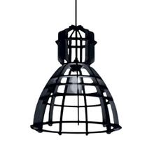 Luminária Pendente de Teto Robotnik MDF 100W Bivolt Preta Lenobre