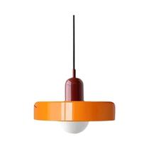 Luminária Pendente De Vidro Nórdico Retrô E27 Led Lustre Para Sala De Estar, Jantar, Quarto,