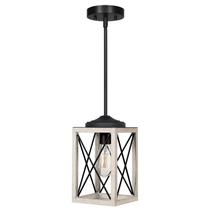 Luminária pendente DEWENWILS Metal com acabamento em grão de madeira 48 cm Luminária pendente DEWENWILS Metal com acabamento em grão de madeira 48 cm