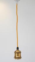 Luminária Pendente E27 Dourado 1 Lâmpada Luminária Pendente E27 Dourado 1 Lâmpada