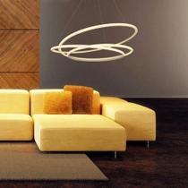 Luminária Pendente Espiral 88W 3000K Bivolt Branco - Opus