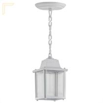 Luminaria Pendente Externo Vintage Colonial Injetado Branco Alz16 Luminaria Pendente Externo Vintage Colonial Injetado Branco Alz16