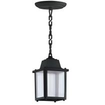 Luminaria Pendente Externo Vintage Colonial Preto Alz14