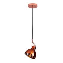 Luminária Pendente Fareto Vidro Direcionável Quarto Cozinha Balcão Bivolt Luminária Pendente Fareto Vidro Direcionável Quarto Cozinha Balcão Bivolt