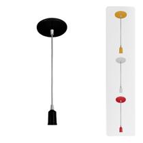 Luminária Pendente Fio Simples Lustre Retrô Cozinha Sala E27