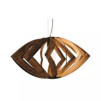 Luminária Pendente Fox 37x65cm Imbuia - 890 Luminária Pendente Fox 37x65cm Imbuia - 890