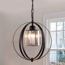 Luminária Pendente FRIXCHUR 30cm Cristal Ajustável 85-265V