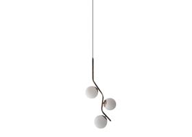 Luminaria pendente galho 3 globos 12cm 3xg9 Luminaria pendente galho 3 globos 12cm 3xg9