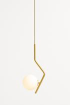 Luminaria pendente galho globo 12cm 1xg9