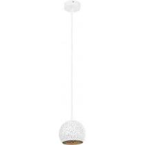 Luminária Pendente Globo E27 Lustre Branco Elgin