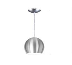 Luminária Pendente Globo Escovado 1 Lamp. - Caisma